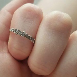 Raw minimalist Diamond rings